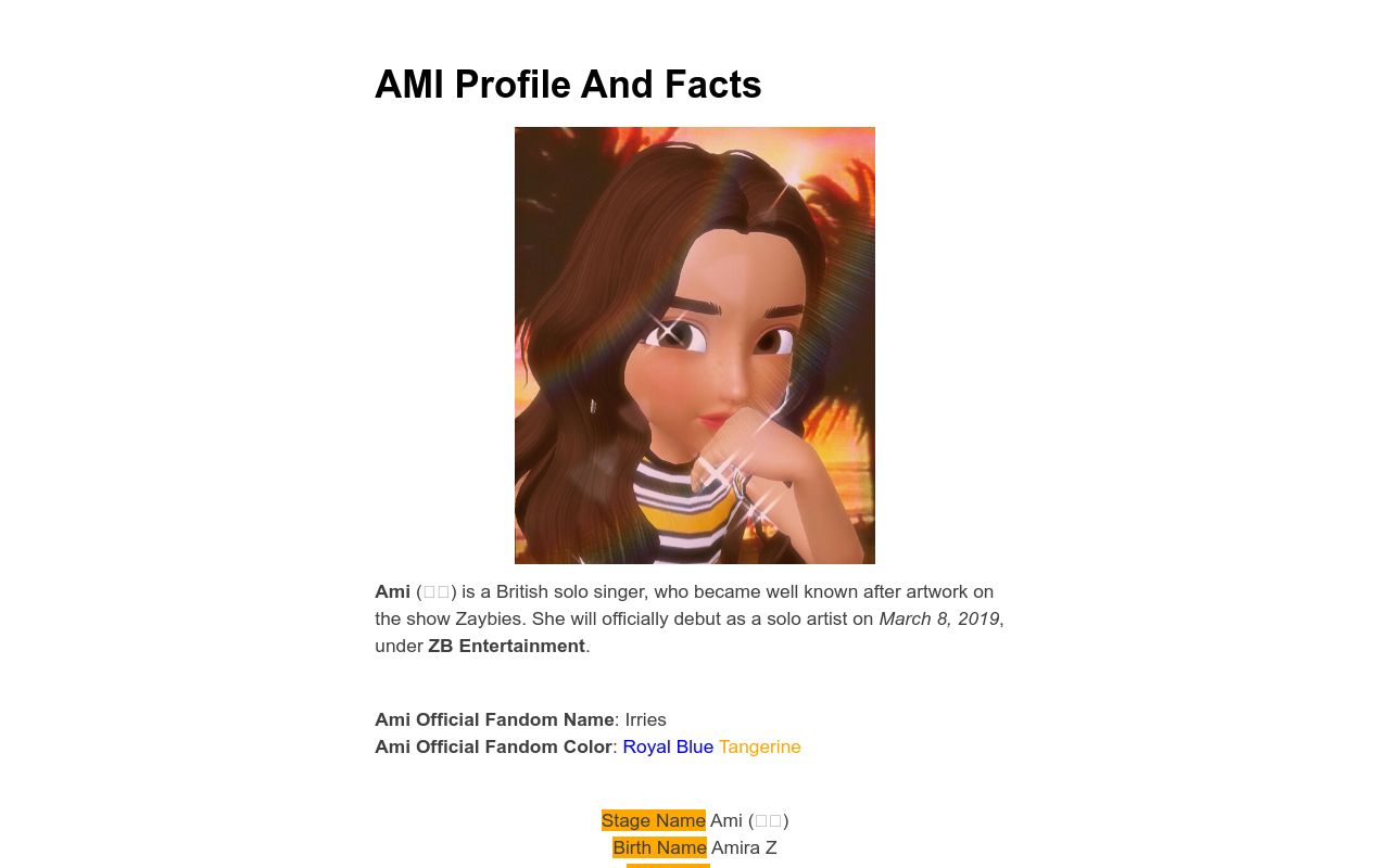 Carrd profile picture for @ami